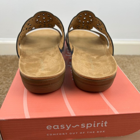 Easy Spirit Women's Brixton 3 Dark Blue Comfort Slip-On Sandals Size 8.5M NEW - Picture 5 of 9